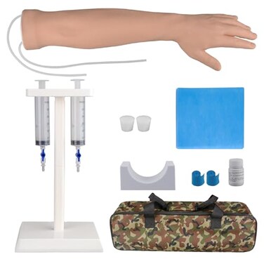SimCoach Phlebotomy Practice Arm Kit, InjectionVenipuncture Training Kit