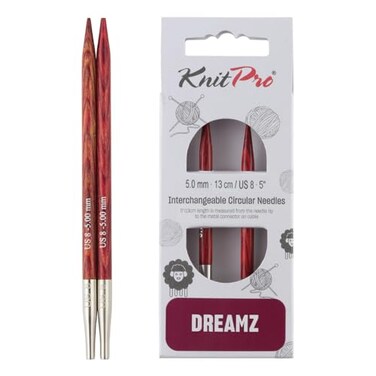 KnitPro Dreamz Interchangeable Circular Needles 5" (13cmUS Size 8 (5mm