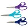 Fiskars 7" Student Scissors for Kids Ages 12-14, SchoolCrafting, 3-Pack