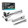 DURATECH 3-IN-1 Stubby Ratchet, 1/4", 3/8", 1/2", with 2 Extension Bars