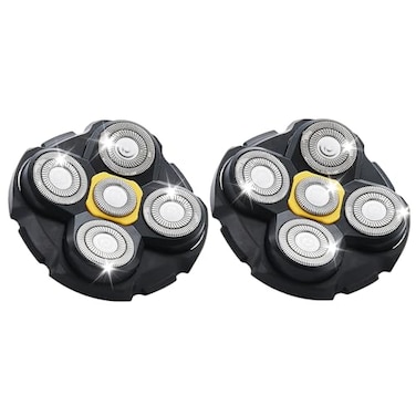TGSBHIO Shaver Replacement Heads Compatible with Microtouch Titanium Head Shaver, for Bald Men 2 Pack