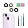 Dogxiong 2Pcs/Set Back Rear Camera Lens Glass Replacement Compatible with iPhone 14 and iPhone 14 Plus with pre-Installed AdhesiveRepair Tool Kit, Anti-Lens Scratch