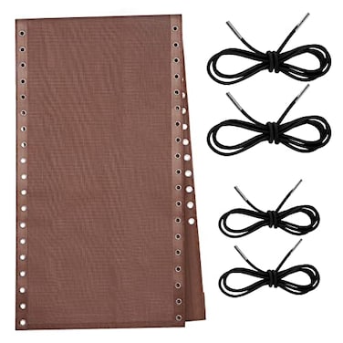 Queekay Zero Gravity Chair Replacement Fabric,63 x 17 Inch,Brown