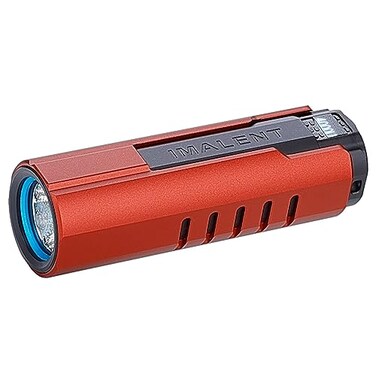 IMALENT LD70 Pocket EDC Flashlight, 4000 Lumens Compact Bright Powerful Flashlights with CREE XHP70.2 LED, Rechargeable Handheld Torch for Camping and Hiking (Red