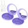 HEMILAB 2 Pack Retainer Case with Mirror, Aligner Case Kit for Invisalign