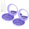 HEMILAB 2 Pack Retainer Case with Mirror, Aligner Case Kit for Invisalign