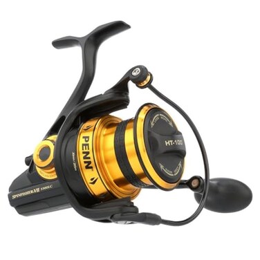 PENN Spinfisher VII 5500 Long Cast Spinning Reel, Right/Left Handle Position, IPX5 Seal, HT-100 Front Drag, Leveline Oscillation System, Precise CNC Gear Technology