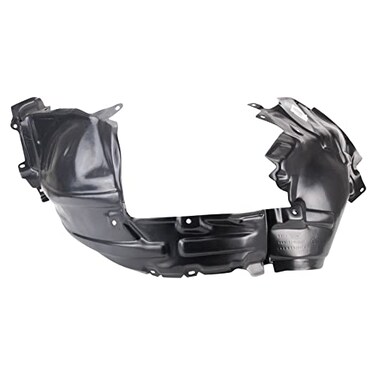 TRQ Front Right Inner Fender Liner Black Passenger Side