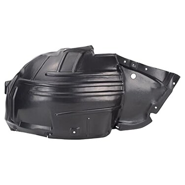 TRQ Front Right Forward Inner Fender Liner Black Passenger Side