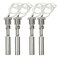 TEAMWILL 4PCS Stainless Steel Tank Pool Liquid Water Level Sensor Horizontal Float Switch