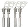 TEAMWILL 4PCS Stainless Steel Tank Pool Liquid Water Level Sensor Horizontal Float Switch