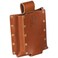 Klein Tools 5818P3 3-Pocket Leather Tool Holder, Compact Riveted Pouch for Pliers, Cutters, Measuring Tools, Tunnel Loop, Fits 3-Inch Belts