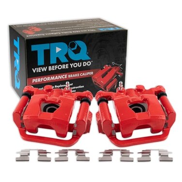 TRQ Performance Rear Driver and Passenger Side Brake Caliper Set Caliper
