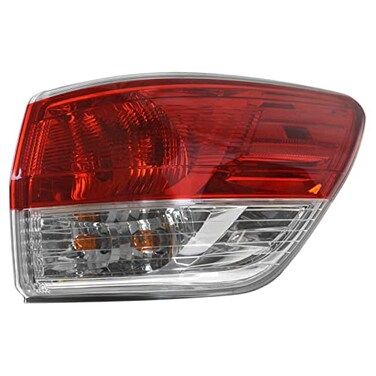TRQ Passenger Side Outer Tail Light Assembly