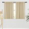RYB HOME Small Window Curtains for Kitchen Bathroom Cafe RV Camper