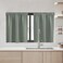 RYB HOME Small Window Curtains, Blackout Curtains for Kitchen Bathroom