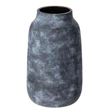Briful Rustic Ceramic Vase 9.6 Inch, Farmhouse Table Decorative Flower Vase