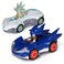 NKOK Sonic the Hedgehog SilverSonic Pull-Back Racers - 2-Pack