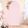 SoarDream Pink Arch Backdrop Cover Spandex Fitted 5FT Pink Wedding Arch Covers