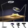 UBeesize 12" Ring Light Tripod for iPhone, 75" Tall Overhead Phone Mount