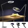 UBeesize 12" Ring Light Tripod for iPhone, 75" Tall Overhead Phone Mount