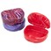 Practicon Marble Retainer Cases, Orthodontic Aligner Case, Mouth Guard Holder (3 Pack(Wild Berry
