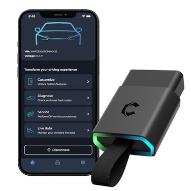 Carista EVO - Bluetooth OBD2 Scanner - Car Diagnostic ToolCode Reader with Access to Diagnostics, Customizations, Service ToolsLive Data (Subscription Required