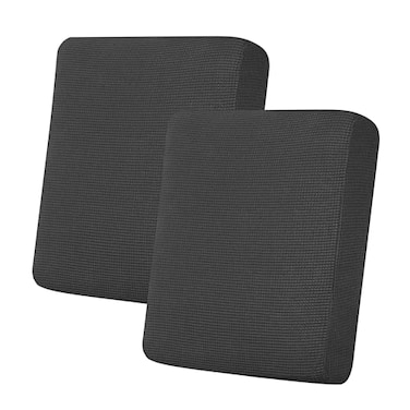 Easy-Going Stretch 2 Pieces Loveseat Couch Cushion Cover for 2 Seat
