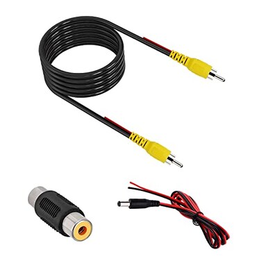 VOJKOREL Upgraded Double Shielded RCA Backup Cam Extension Cable(20FT/6M.