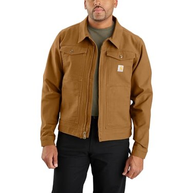 Carhartt Men's Rugged FlexDuck Berwick Jacket, Carhartt Brown, Medium