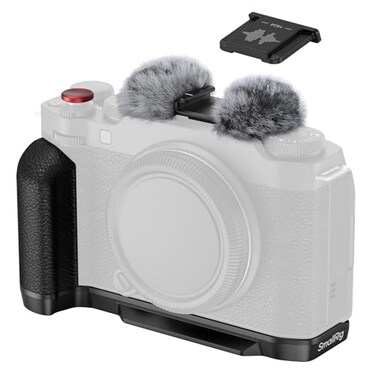 SmallRig L-Shape Grip for Fujifilm X-M5,Windshield with Cold Shoe Adapter