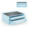 WORKPRO 12.5" Mini Metal Tool Box with 2 Drawers