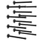 ETELI 12 Pack Pipe Shelf Brackets Black 12 Inch Floating Shelving Bracket