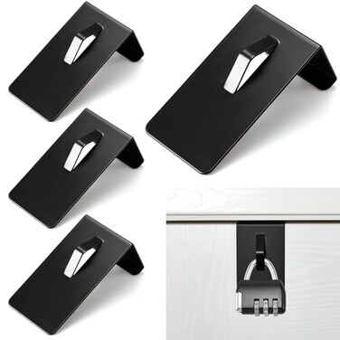 Yaocom 4 Pcs Lockbox Door Mount Bracket, Heavy Duty