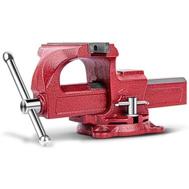 Forward 1308 8 Inch Bench Vise Workbench Vise with Anvil and Swivel Base