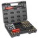 VEVOR Thread Chaser Set - 49-Piece UNC UNF and Metric Thread Restorer Tool Rethreading Tool Kit with 22 Taps 24 Dies 3 Thread Files Storage Case Heat Treated Steel for Mechanics DIY Enthusiasts
