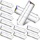 Kanayu 12 Pcs Clear Triangular Prism Optical Glass,4 Inch