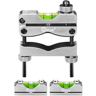 CVLIFE Scope Leveling Kit with 2 Magnetic Scope Level Bubbles, Silver