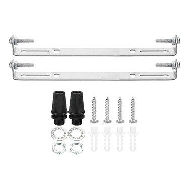 PATIKIL 200mm Ceiling Light Plate Kit 2 Set with Screw Washer Nut Kit