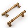 Amerdeco 10 Pack Antique Brass Cabinet Pulls 3.75