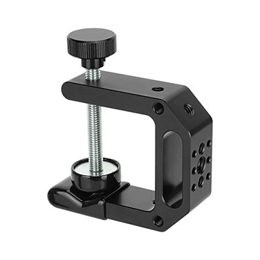 CAMVATE C Clamp(Widenwith Multiple 1/4"-203/8"-16 Threads (2.25" Neck