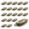 suiwotin 20pcs Antique Bronze Cup Drawer Pulls, Bin Cup Pulls Knobs