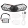Keenso Helmet Light,Universal Sensing Turn Smart Tail Light for Motorcycles Helmets