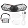 Keenso Helmet Light,Universal Sensing Turn Smart Tail Light for Motorcycles Helmets