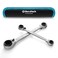 DURATECH 4-in-1 Reversible Ratcheting Box Wrench Set, Metric, 2-Piece