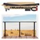 Muzata 3-6.5ft Black Complete Cable Railing Kit for Decks 36in RCS2 BH4S
