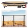 Muzata 3-6.5ft Black Complete Cable Railing Kit for Decks 36in RCS2 BH4S