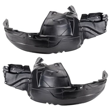 TRQ Front Driver and Passenger Side Inner Fender Liner Set