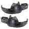 TRQ Front Driver and Passenger Side Inner Fender Liner Set