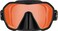 Cressi Z2 Frameless Masks, Black/Blue, Inner Blue with Orange Outer Reflection Lens